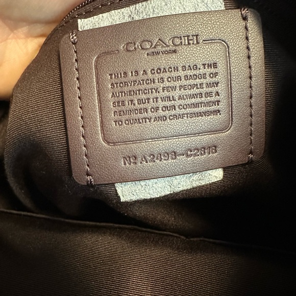 Coach Lilac Bag/Wallet. 🔥NWT COACH Val Duffle Leather Bag Light Violet RP $398 - Picture 8 of 16